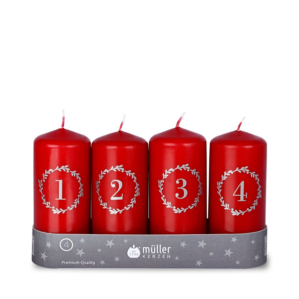 m-ller-kerzen-adventskerzen-karminrot-4er-set-110-48 image 1