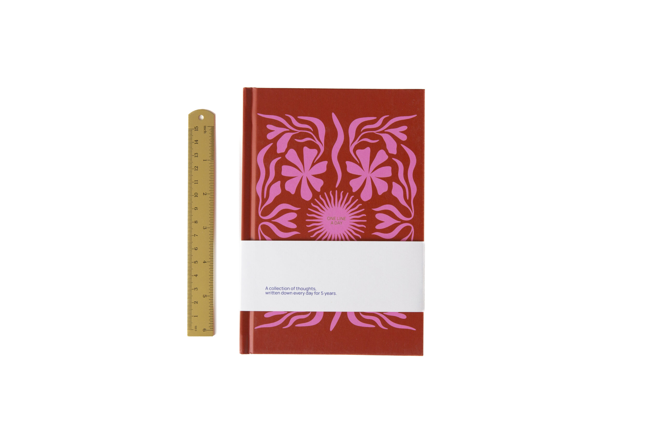 a-journal-one-line-a-day-tagebuch-sun-flow-pink image 3