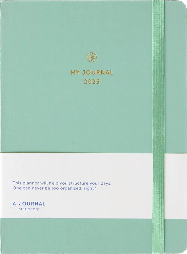 a-journal-my-journal-diary-2025-kalender-mint image 1
