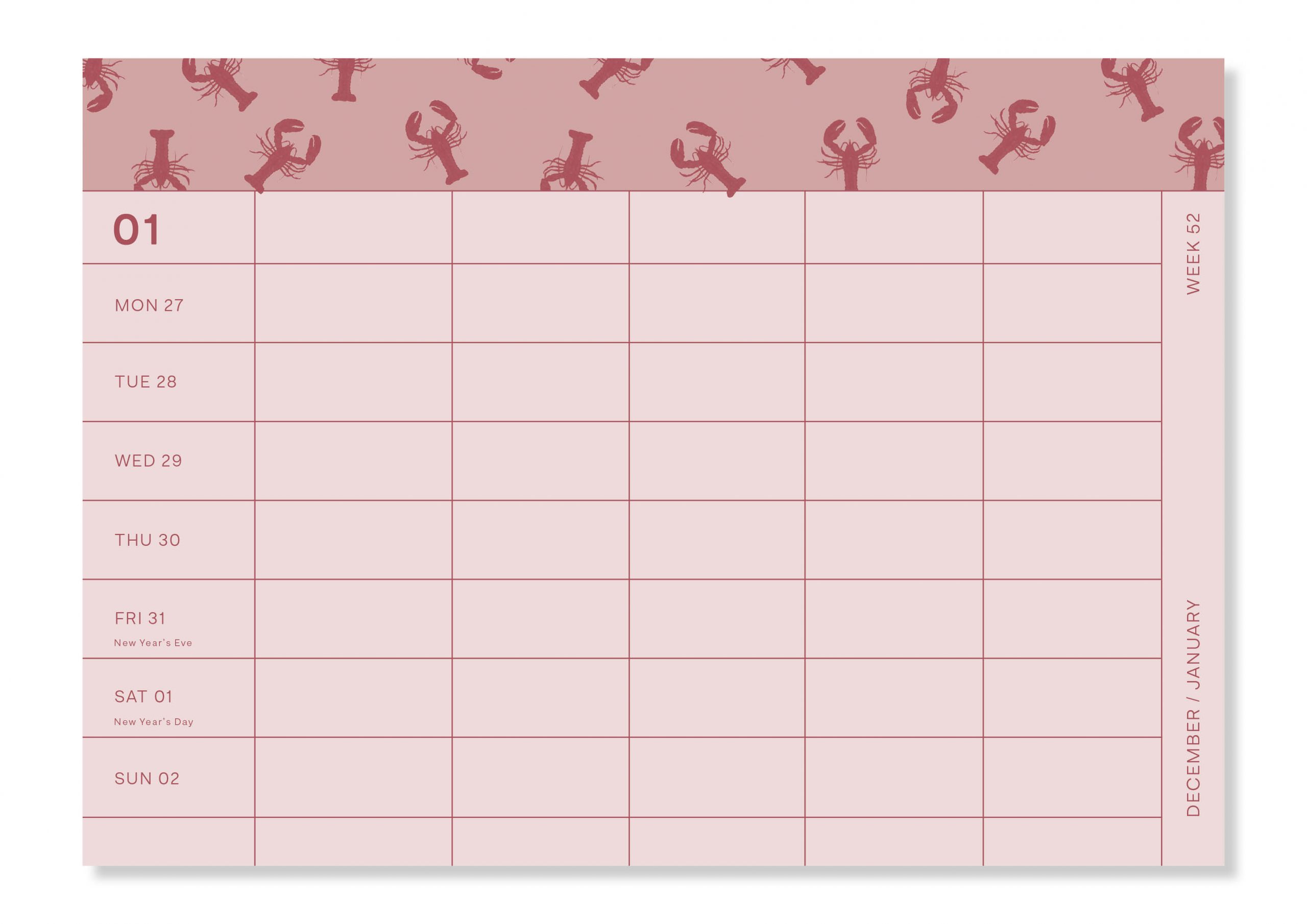a-journal-fabrique-a-la-carte-familienplaner-2022-lobster image 2