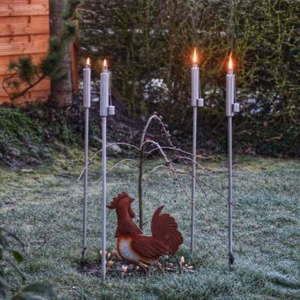 m-ller-kerzen-outdoor-lago-metallfackel-115-cm-gartenfackel image 2
