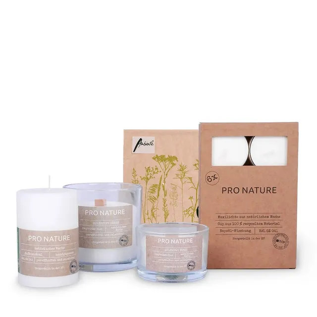 m-ller-kerzen-pro-nature-probierset-ohne-duft-6-teilig image 1