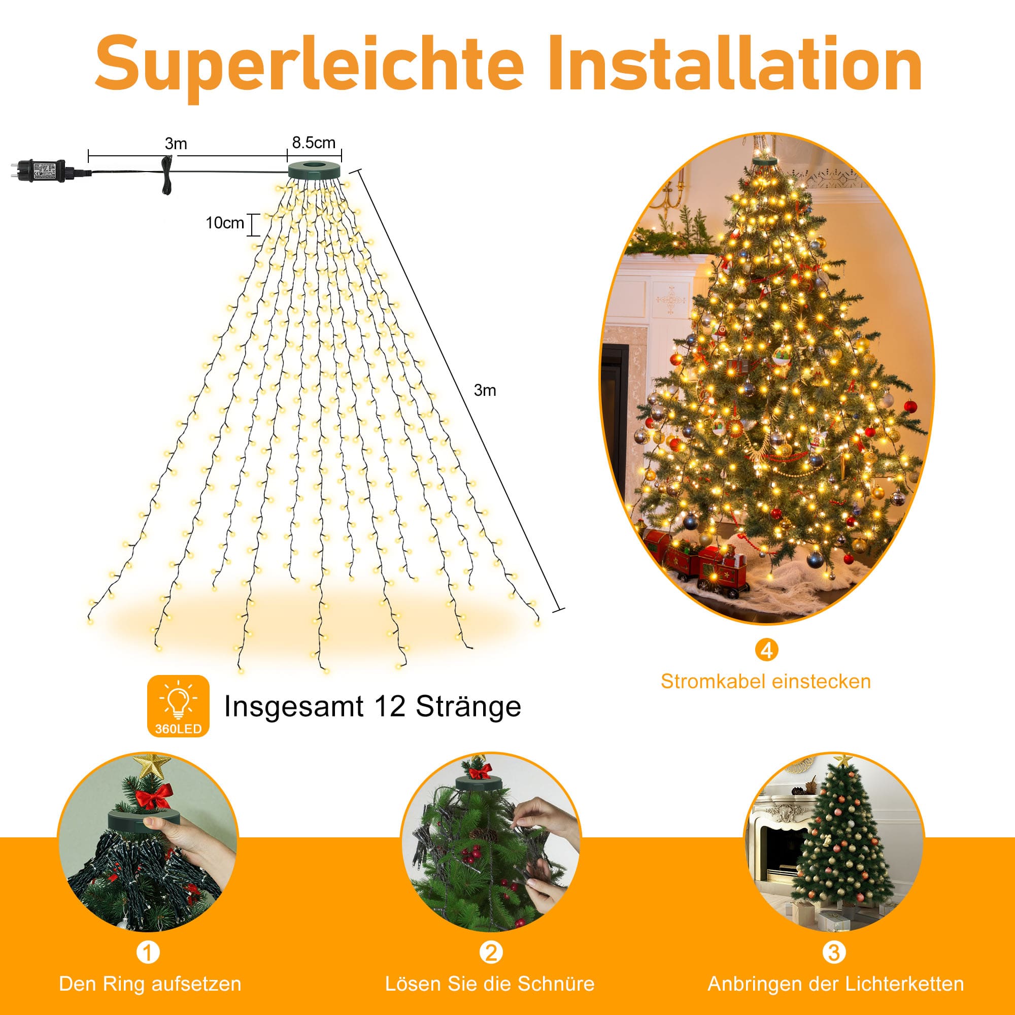 heipard-hp-ctl-180-weihnachts-led-lichterkette-1-5m-warmwei image 2