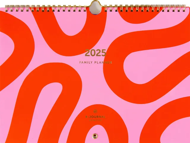 a-journal-family-planner-2025-familienkalender-flow-pink image 1