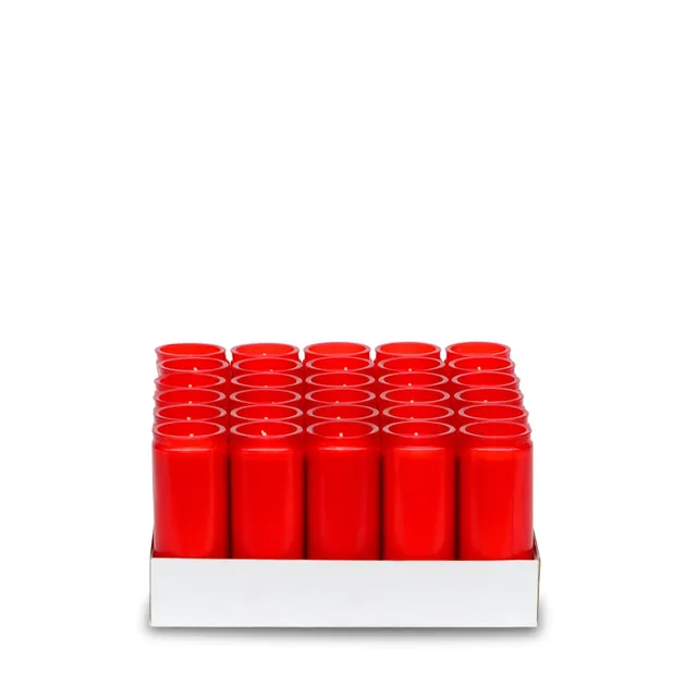 m-ller-kerzen-grabkerzen-laternenlicht-nr-7-rot-grablicht-tray image 1