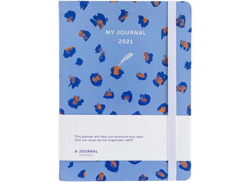 a-journal-my-journal-diary-2021-tagebuch-leopard-print image 1