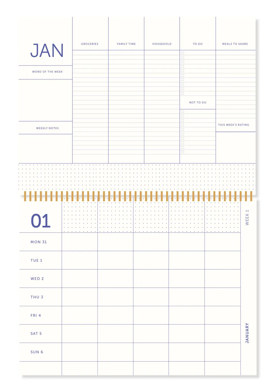 a-journal-family-planner-2023-familienkalender-lavender-blue image 1