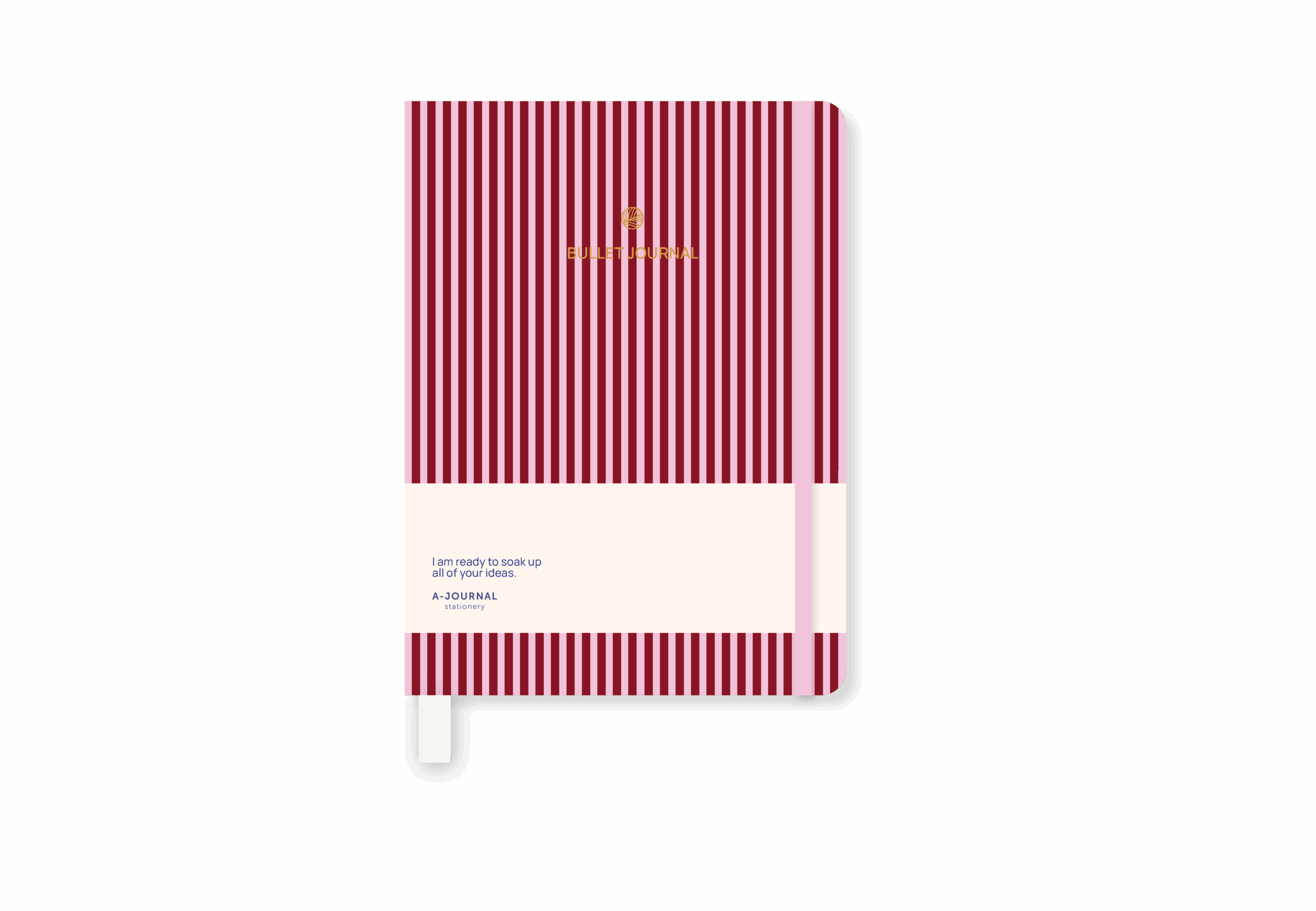 a-journal-bullet-journal-notizbuch-pink-bordeaux-dotted image 1