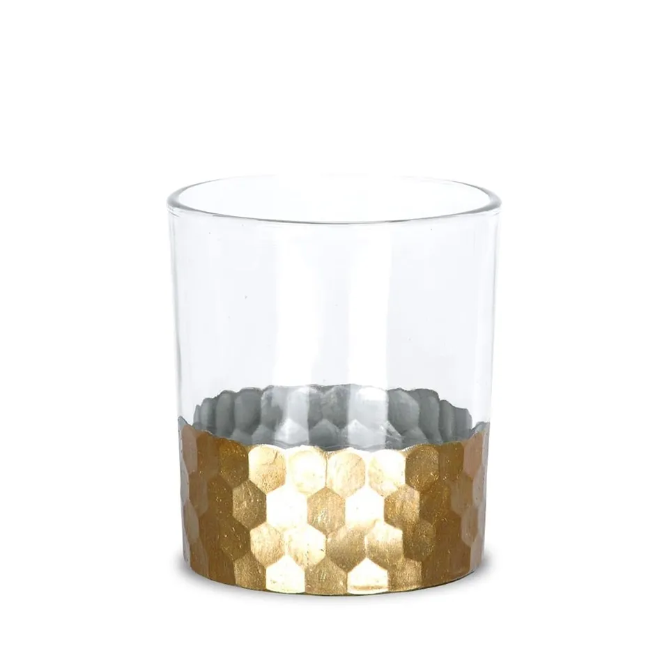 m-ller-kerzen-jazz-kerzenglas-gold-f-r-teelichte image 1