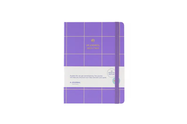 a-journal-school-diary-2025-2026-planer-lila-karo image 1