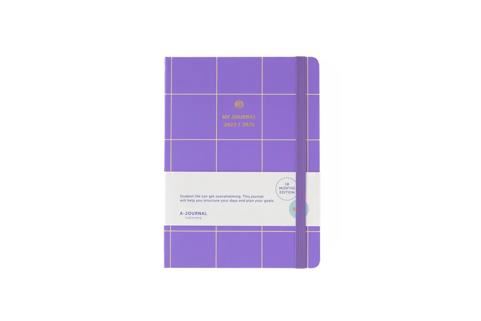 a-journal-school-diary-2025-2026-planer-lila-karo image 1