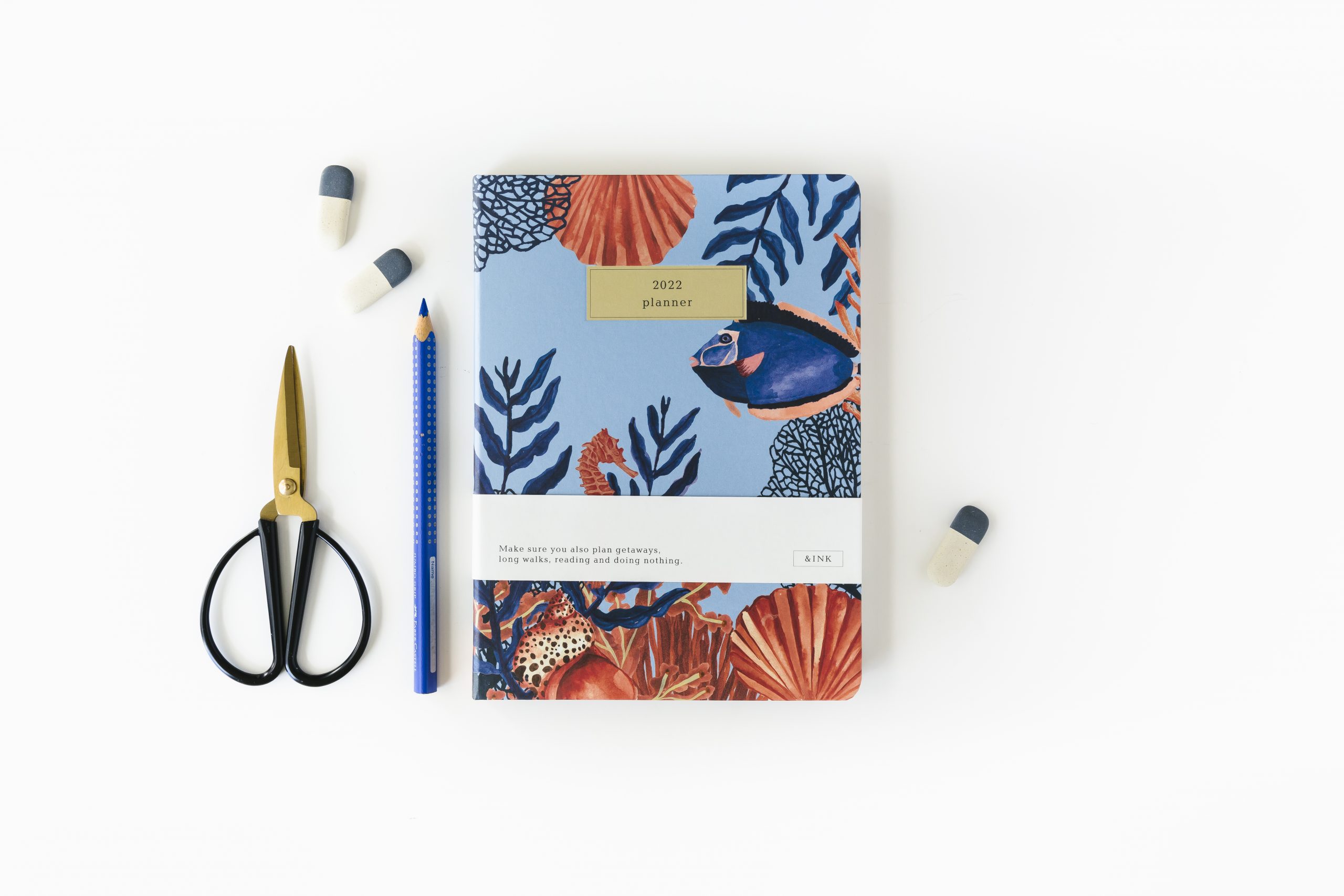 a-journal-ink-diary-2022-kalender-aqua image 4