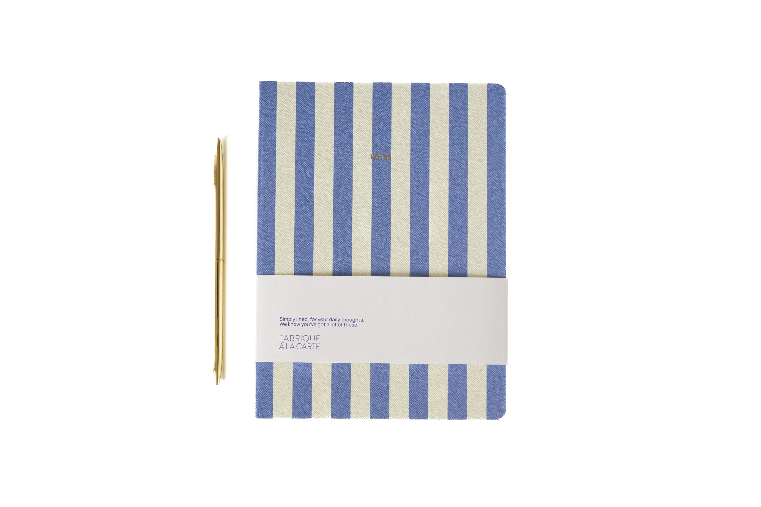 a-journal-fabrique-notizbuch-stripes-lavender-liniert image 3