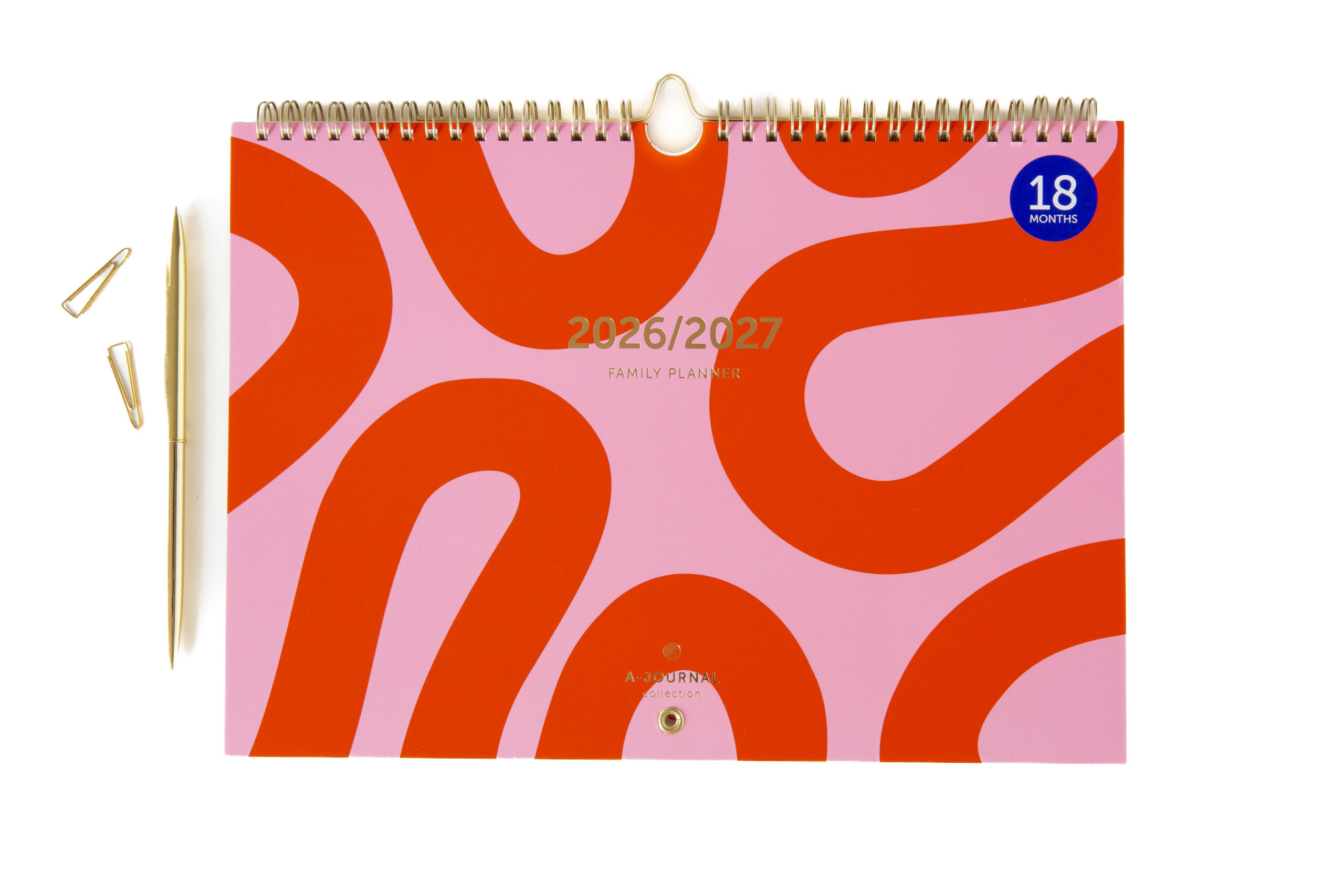 a-journal-family-planner-2026-2027-flow-blue-18-monate image 3