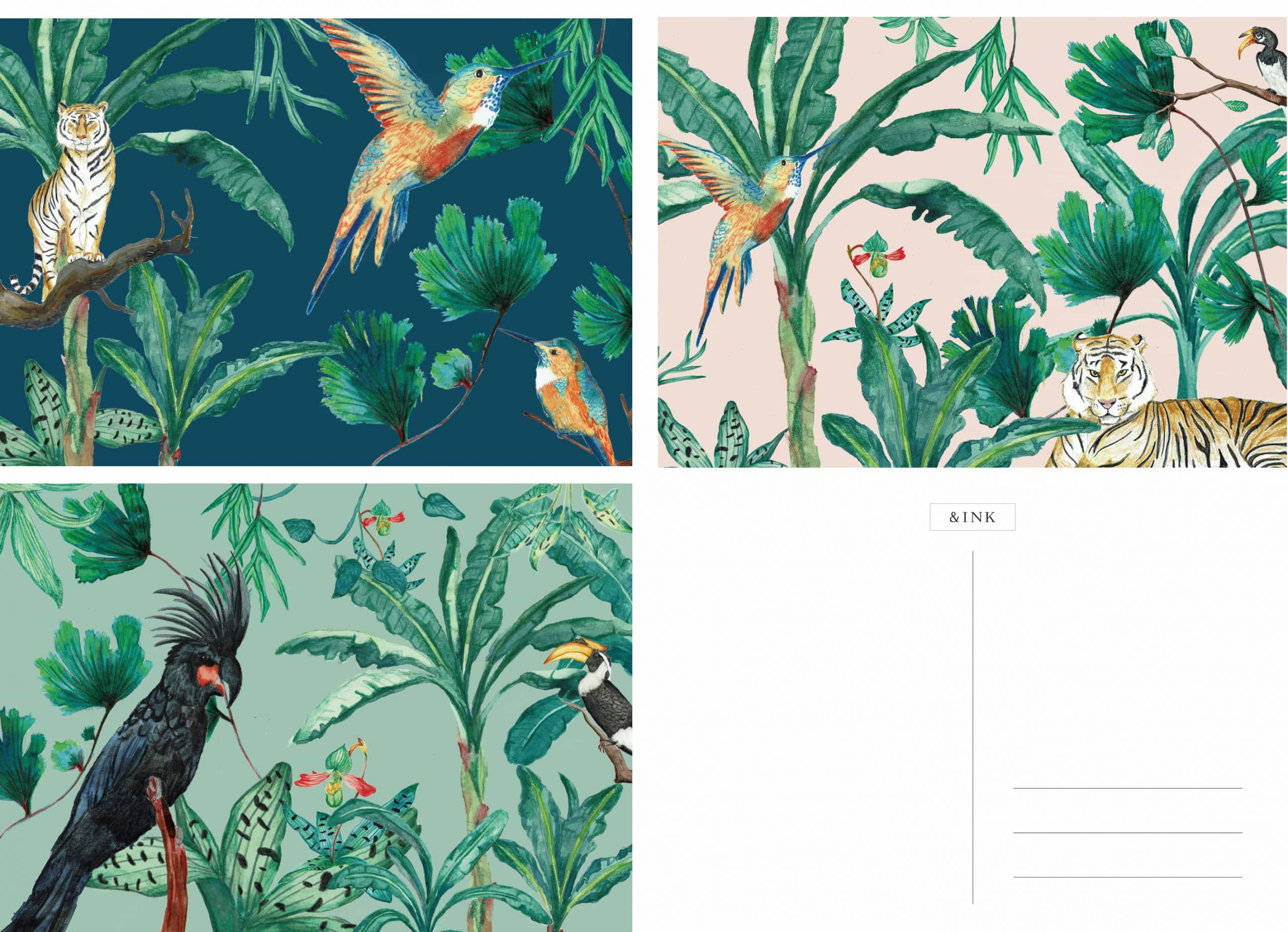 a-journal-ink-25-postkarten-set-mit-motiven-zum-verschicken image 1