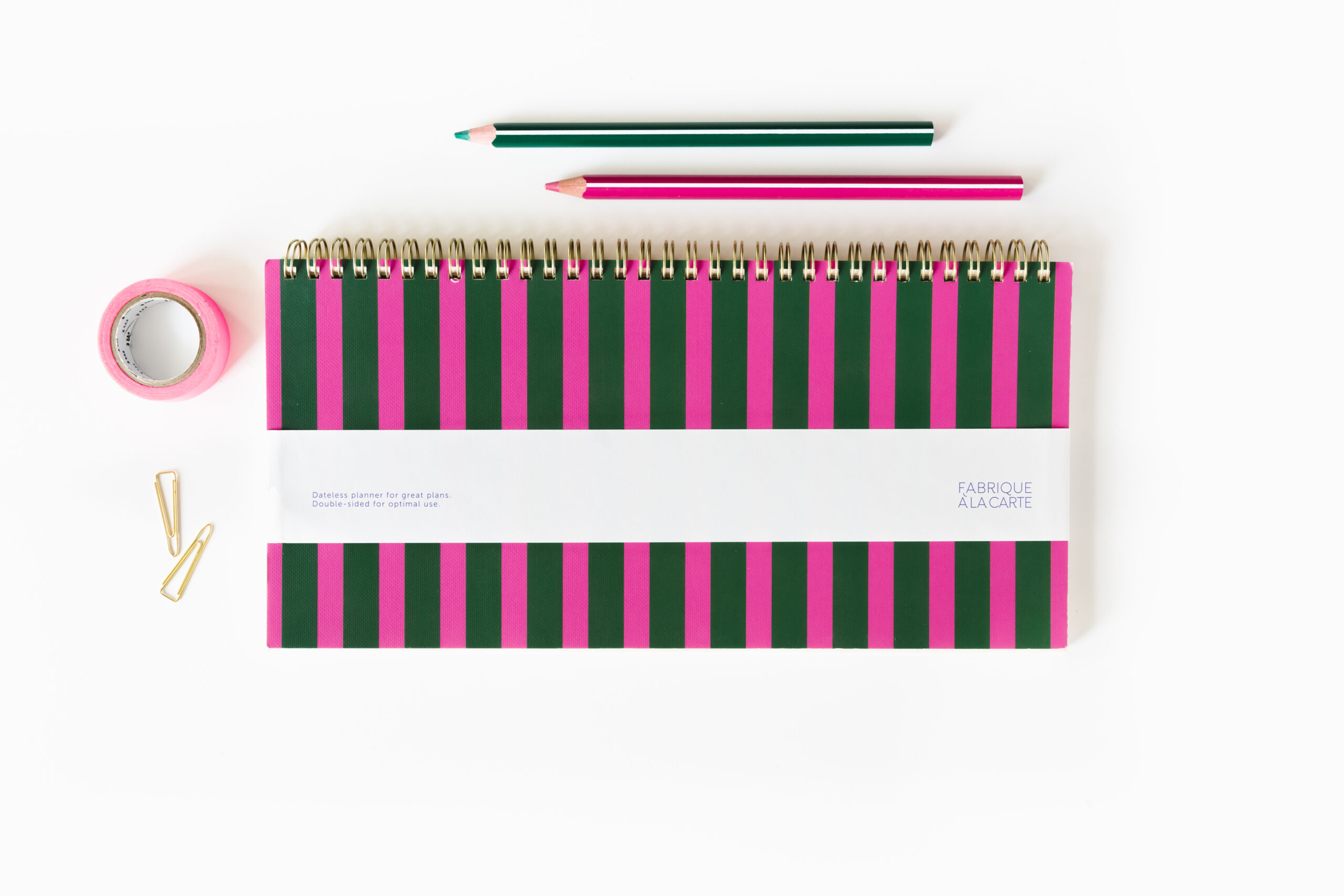 a-journal-fabrique-desk-planner-stripes-tischplaner image 2