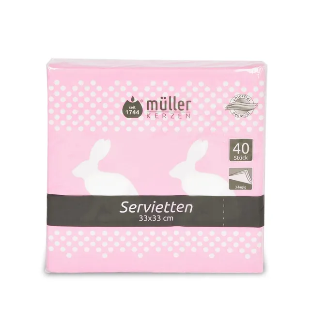 m-ller-kerzen-servietten-ostermotiv-papierservietten-40-st-ck image 1