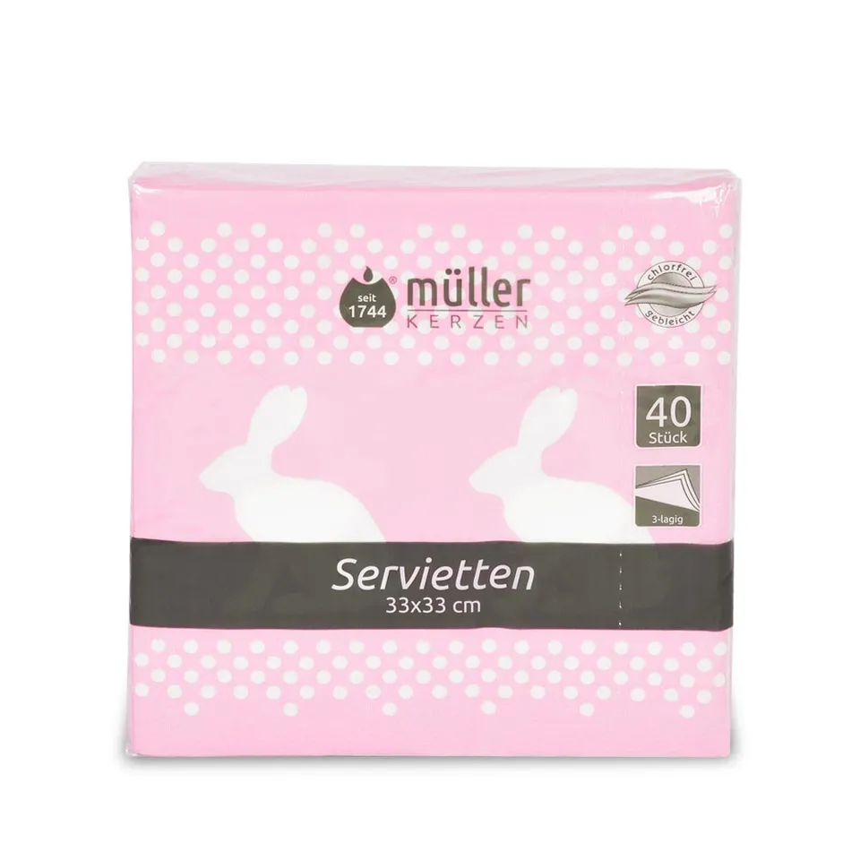 m-ller-kerzen-servietten-ostermotiv-papierservietten-40-st-ck image 1