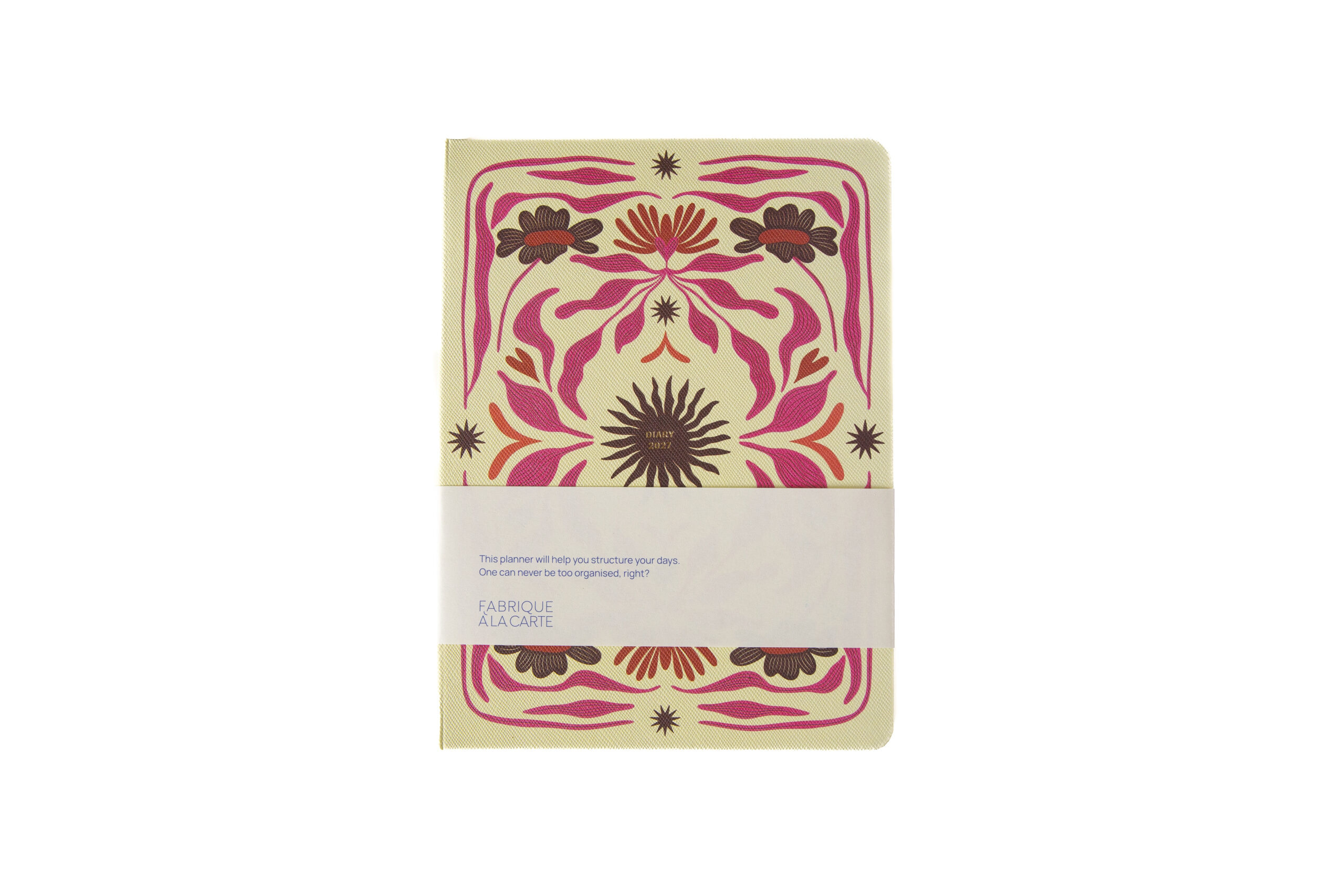 a-journal-fabrique-diary-2027-tagebuch-sun-vanille image 1