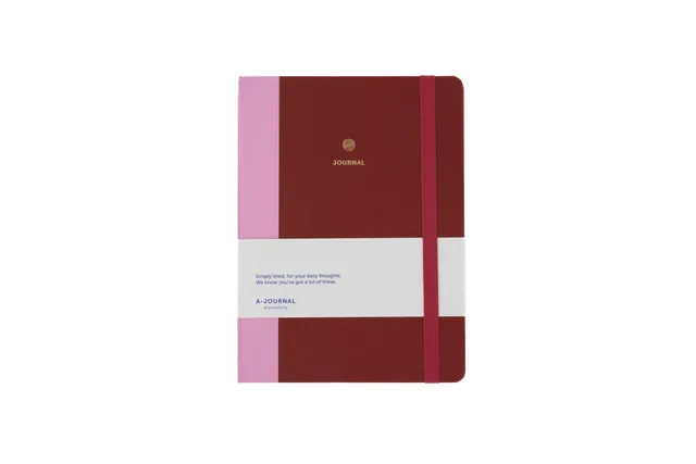 a-journal-notebooks-notebook-cherry-red-notizbuch-kirschrot image 1