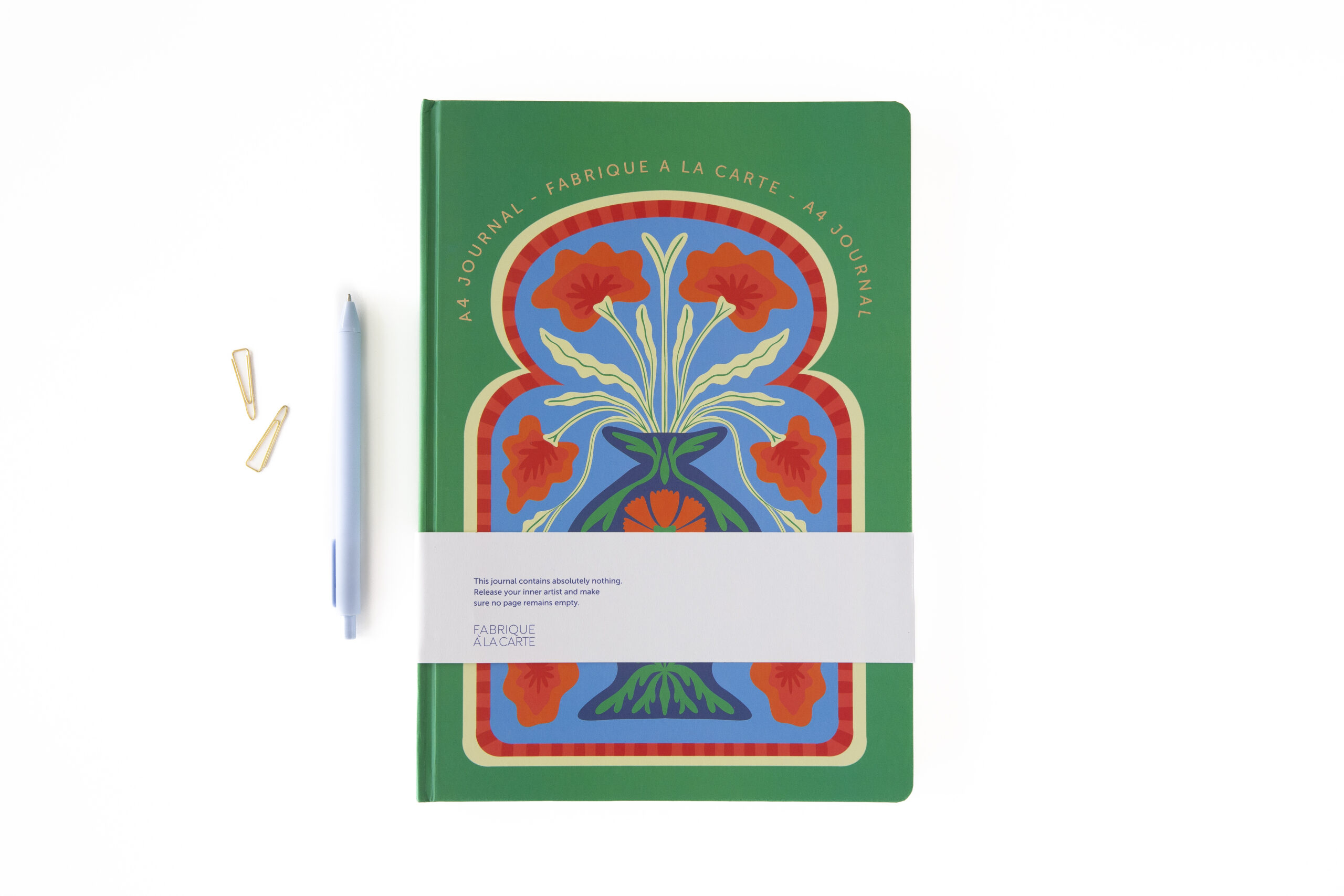 a-journal-fabrique-sketchbook-a4-skizzenbuch-flower-blumen image 3