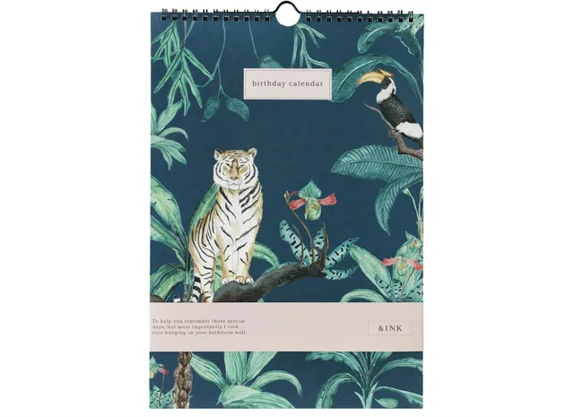 a-journal-ink-geburtstagskalender-kalender-ohne-jahr image 1