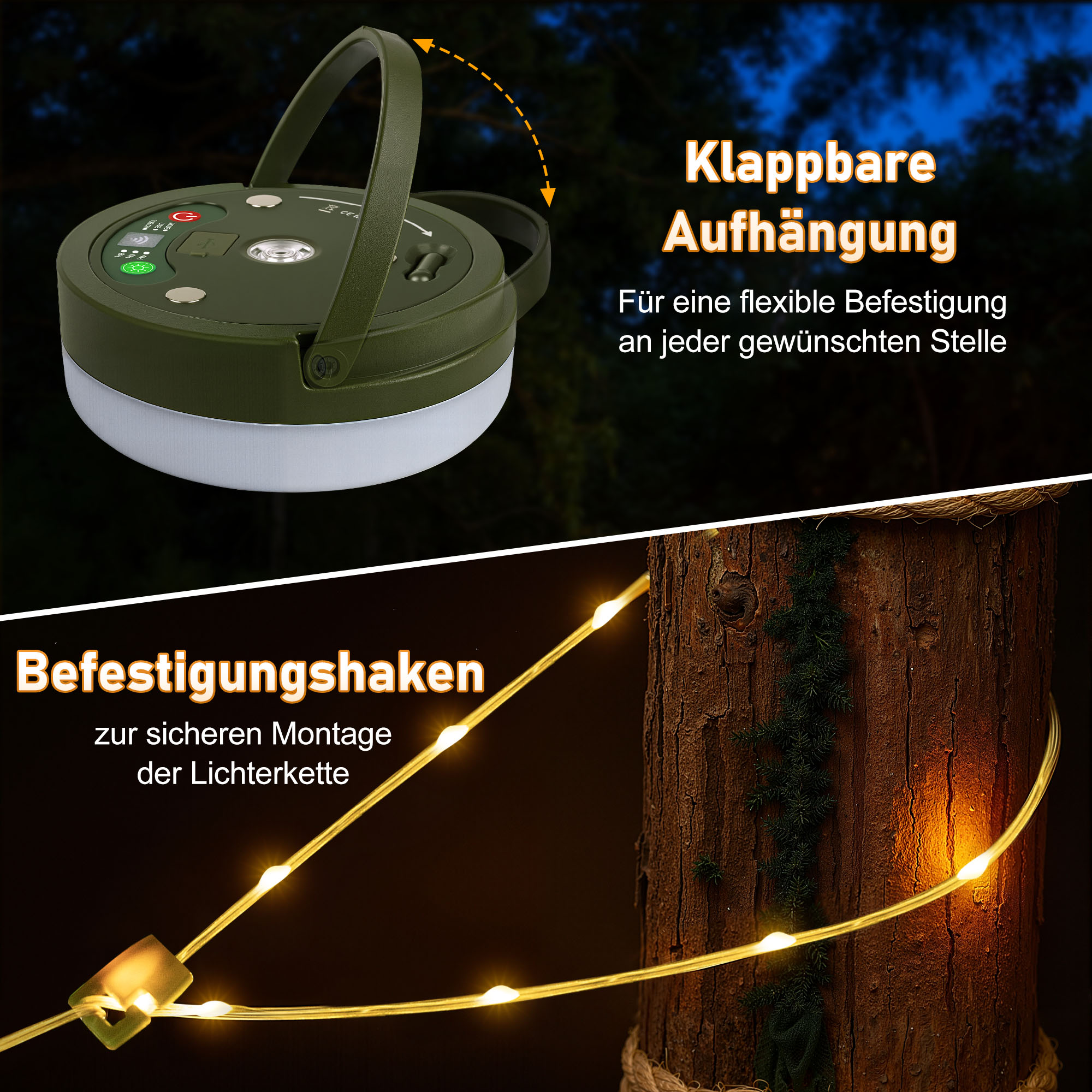 heipard-hp-cl-2-camping-lichterkette-4-in-1-warmwei-200lm image 4