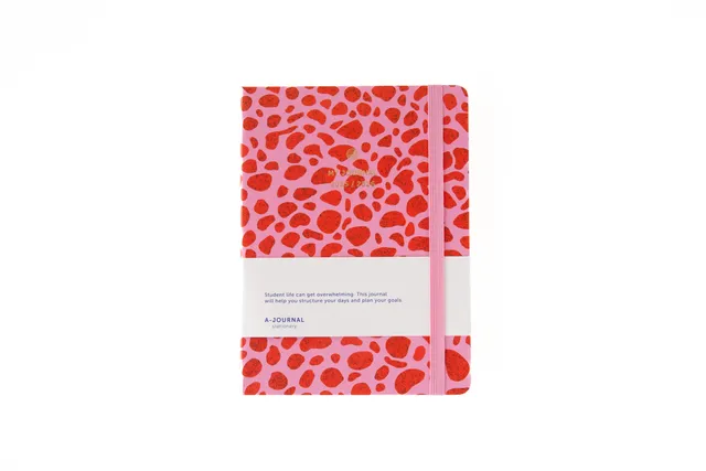 a-journal-my-journal-leopard-schulplaner-2025-2026-hausaufgabenheft image 1