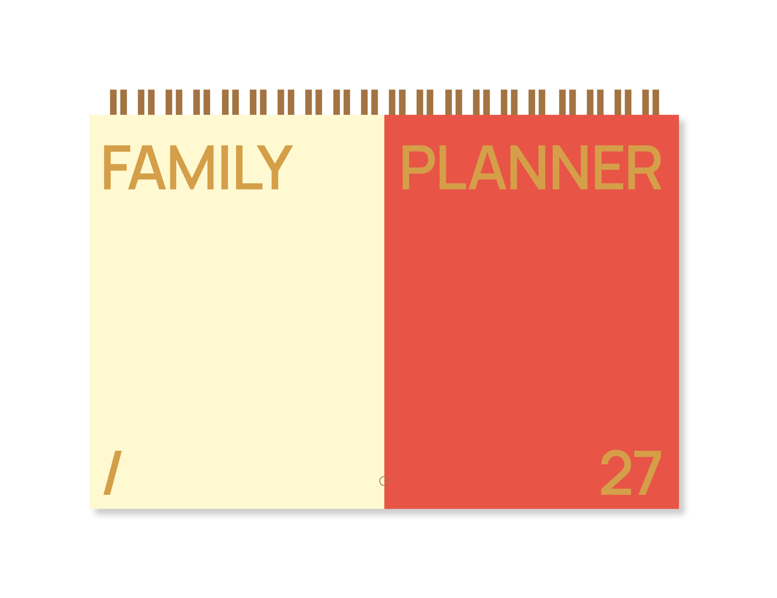a-journal-family-planner-2027-familienkalender-orange image 1