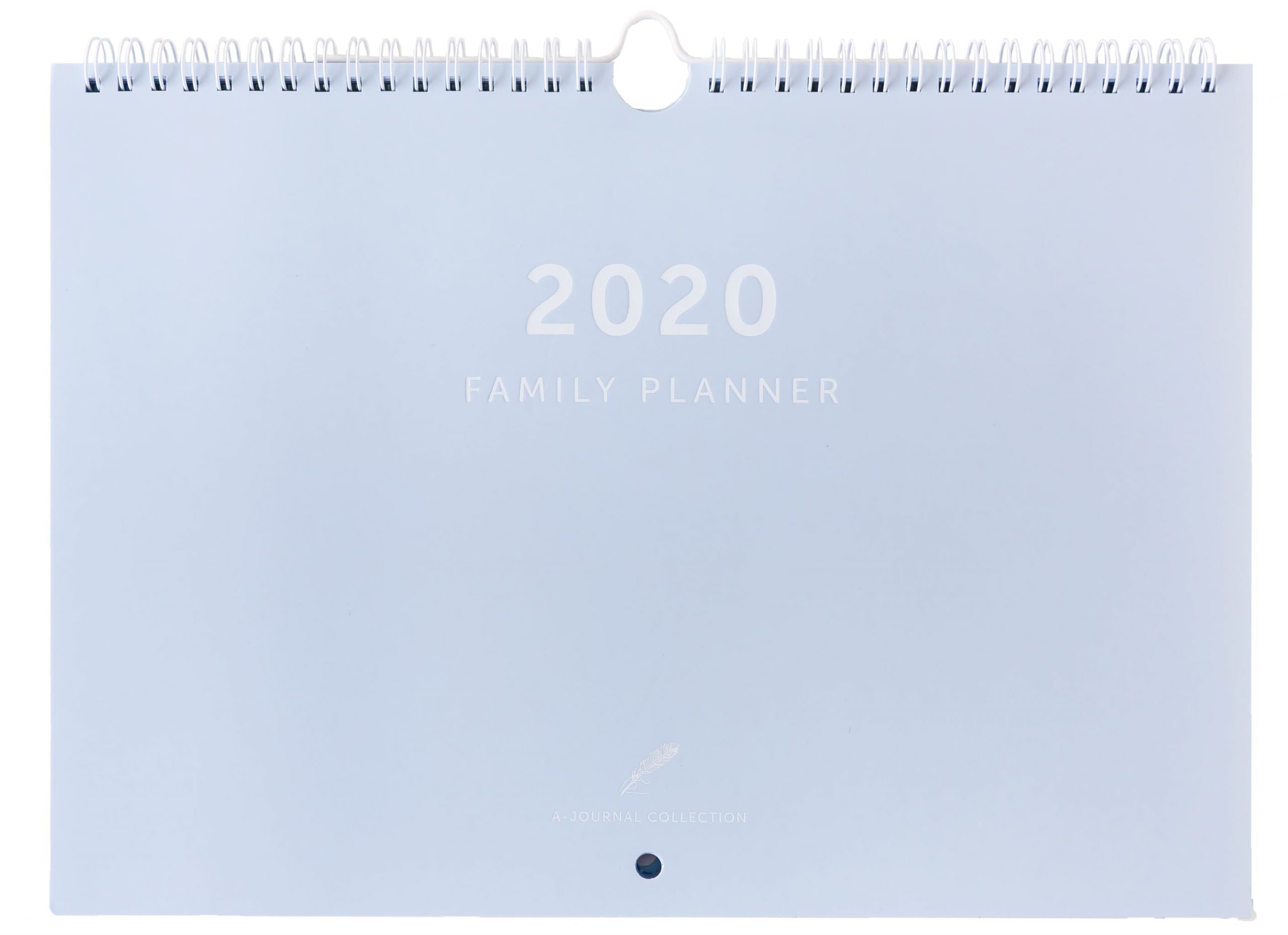 a-journal-diaries-and-planners-family-planner-2020-blau image 1