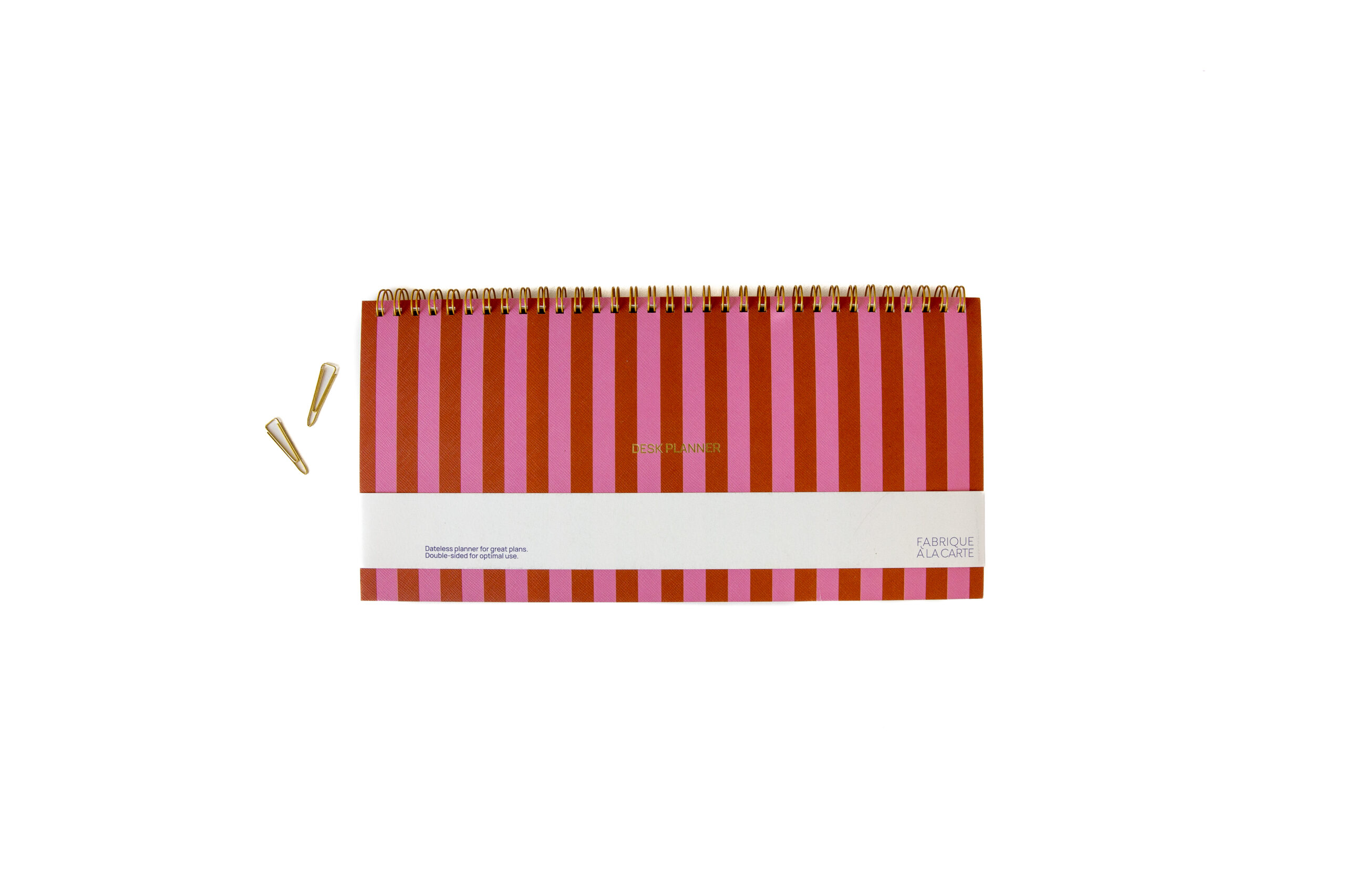 a-journal-fabrique-deskplanner-stripes-pink-red image 3