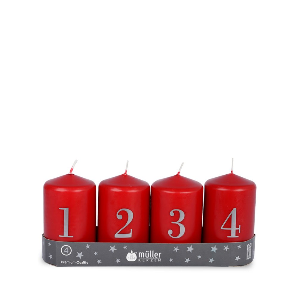 m-ller-kerzen-adventkerzenset-4er-90-55-stumpenkerzen image 2