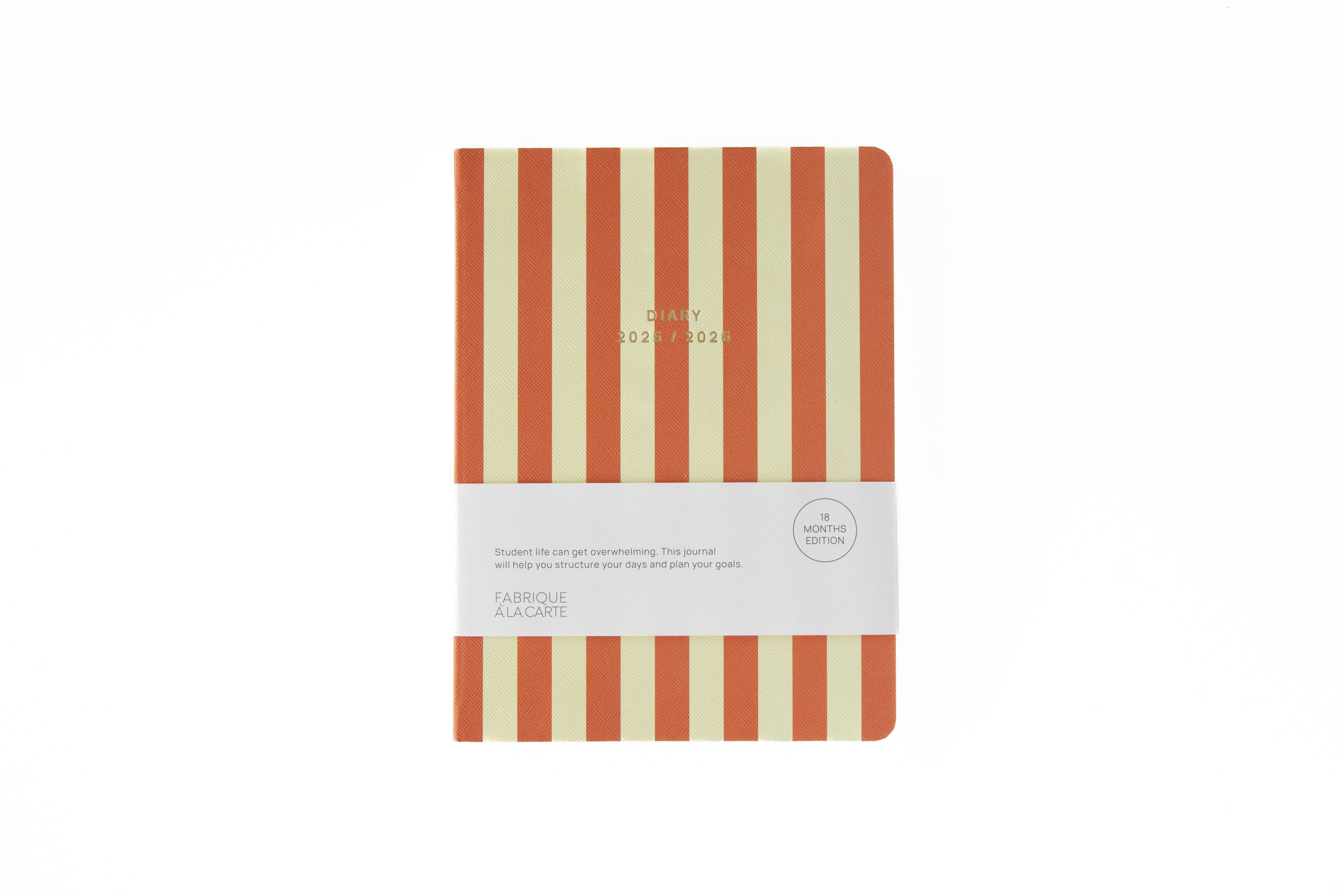 a-journal-school-diary-2025-2026-schulplaner-orange image 1