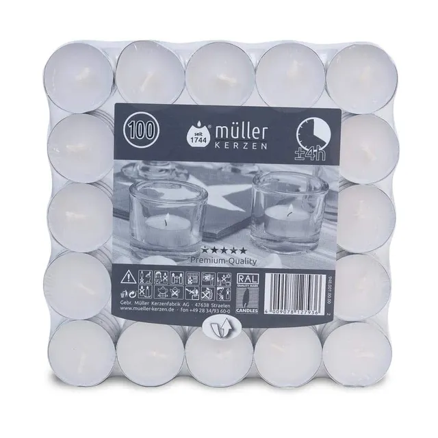 m-ller-kerzen-qualit-ts-teelichte-100er-flatpack-4h image 1