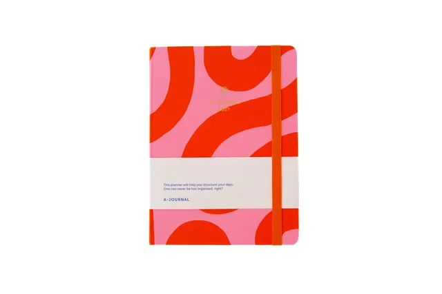 a-journal-my-journal-diary-2027-tagebuch-flow-pink-red image 1