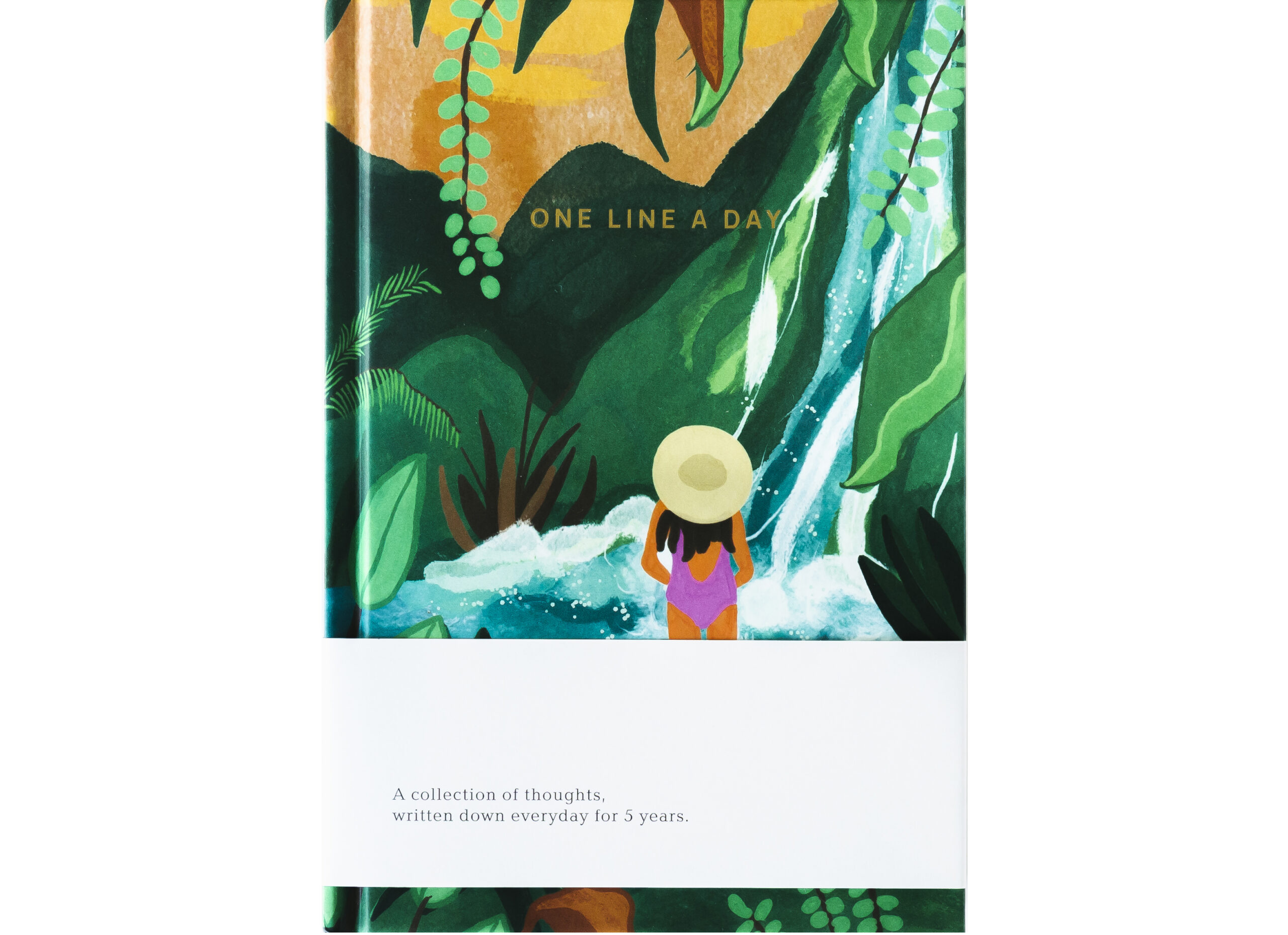 a-journal-one-line-a-day-jungle-tagebuch-5-jahre-eintragbuch image 1