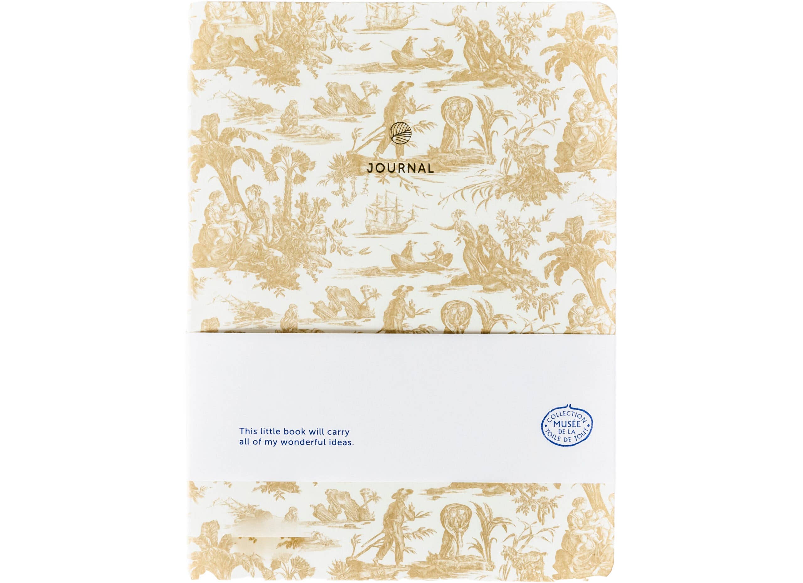 a-journal-toile-de-jouy-notizbuch-gemustert-geschenk image 1