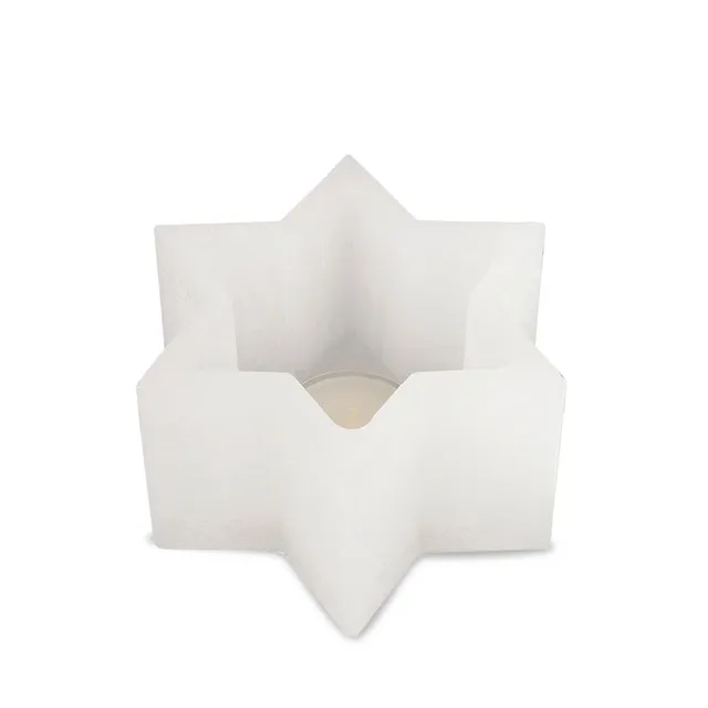 m-ller-kerzen-weihnachten-sternkerze-star-mit-teelicht image 1