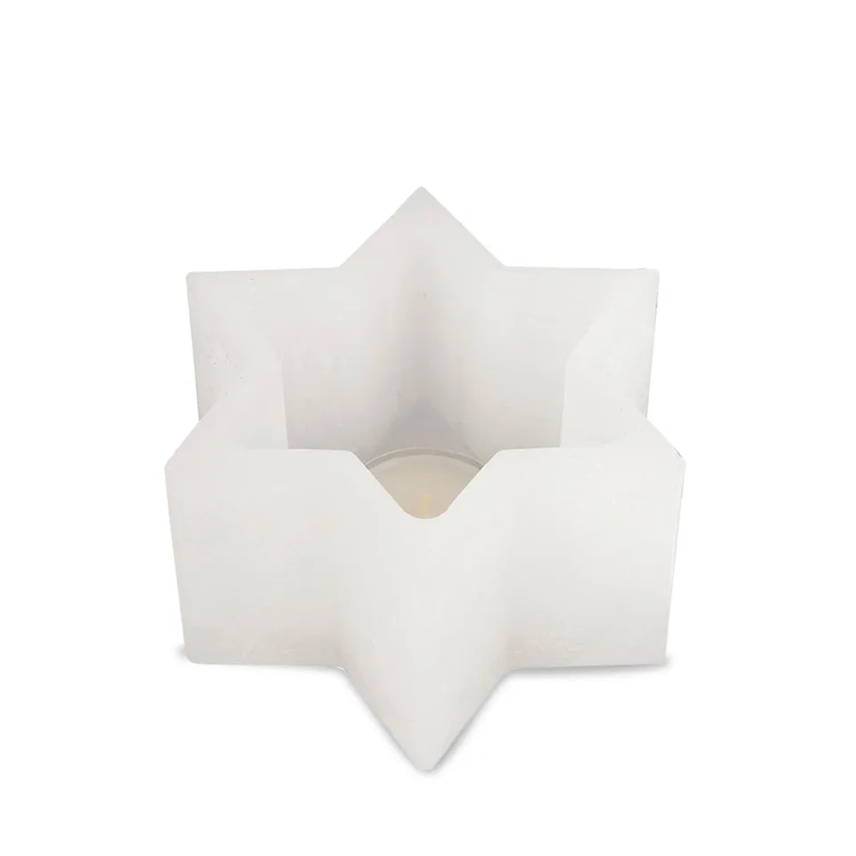 m-ller-kerzen-weihnachten-sternkerze-star-mit-teelicht image 1
