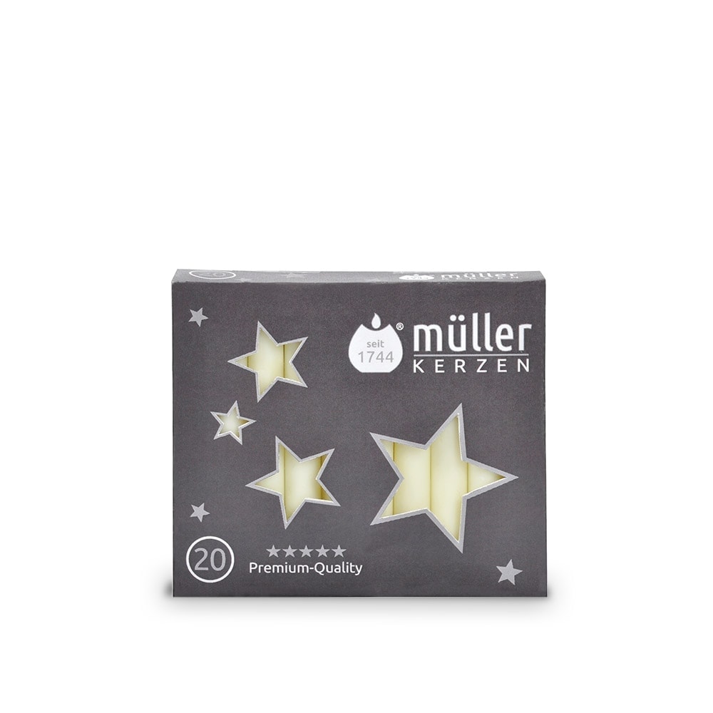 m-ller-kerzen-weihnachten-baumlichte-20er-creme image 1