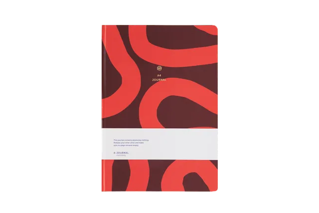 a-journal-notebooks-sketchbook-a4-flow-coral-skizzenbuch-blanko image 1