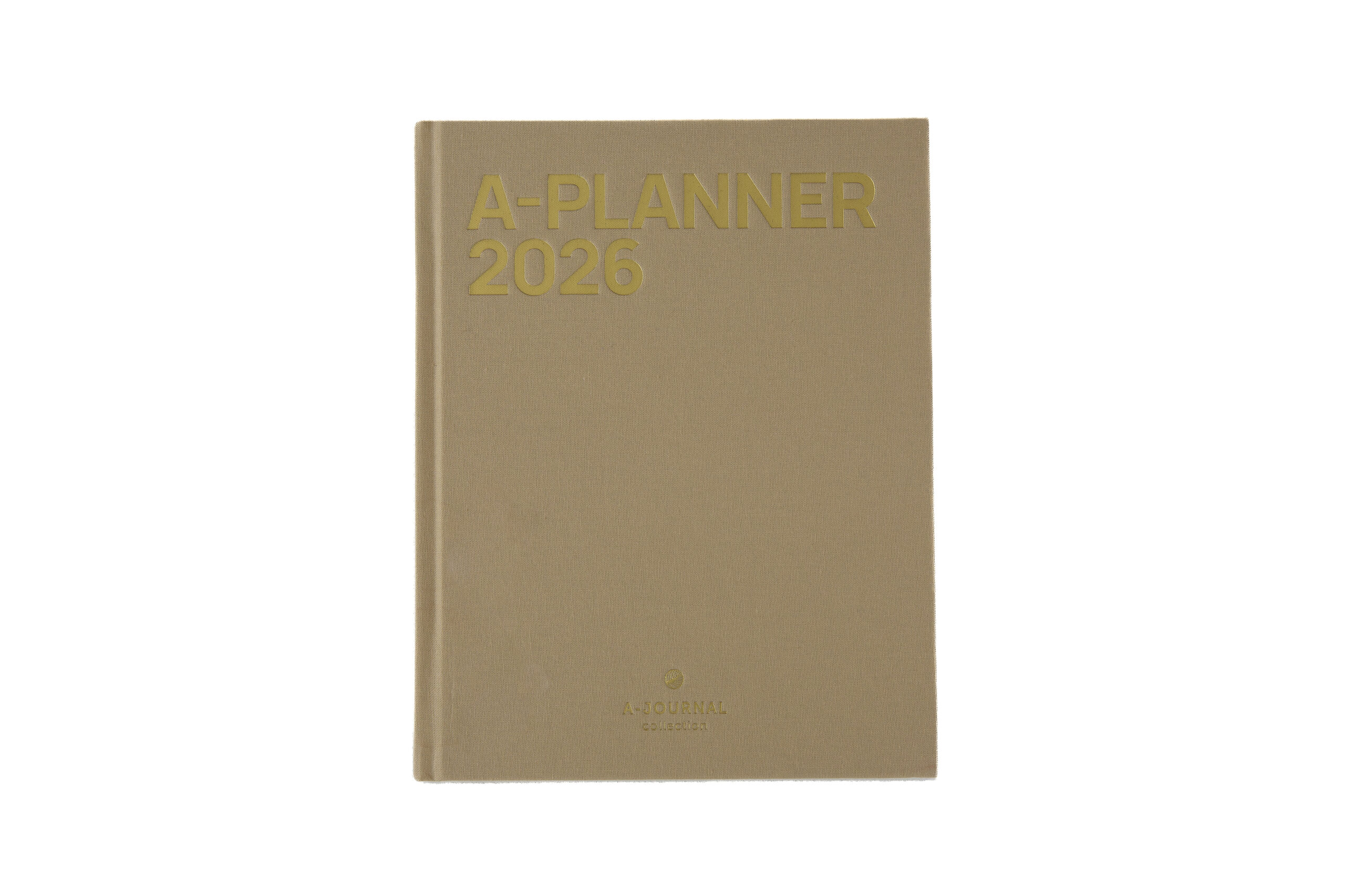 a-journal-a-planner-2026-planer-beige-linen-leinen image 1