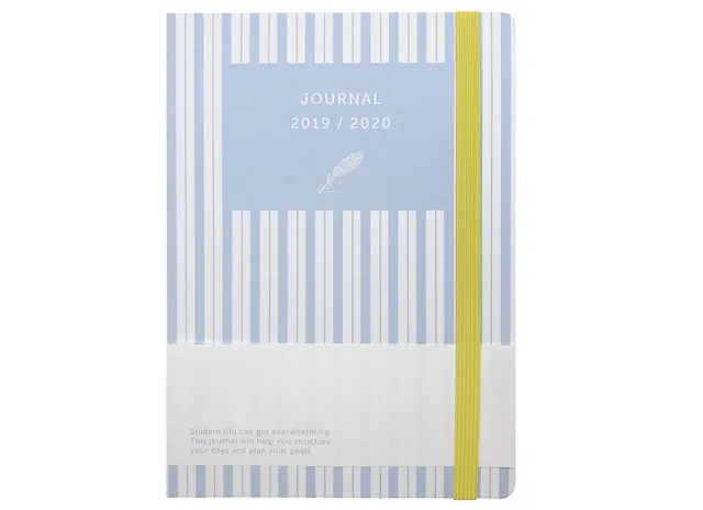 a-journal-school-diary-hausaufgabenheft-2019-2020-streifen image 1