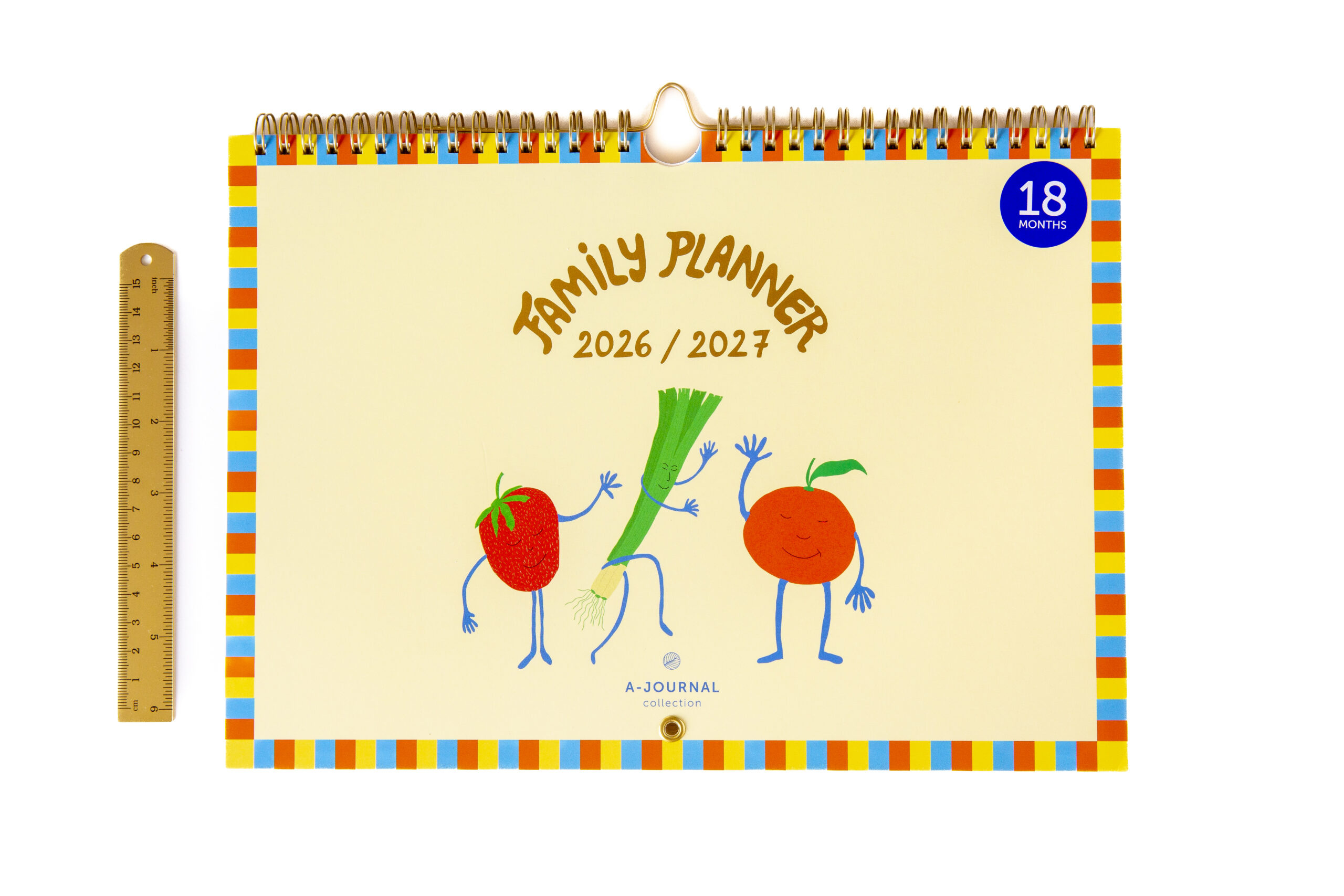 a-journal-family-planner-2026-2027-familienplaner-fruity-18-monate image 2