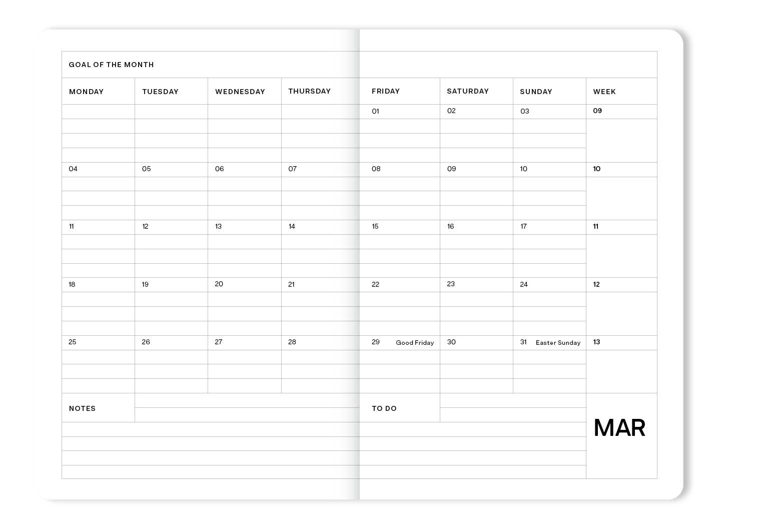 a-journal-fabrique-diary-2024-flowers-tagebuch-wochenkalender image 3