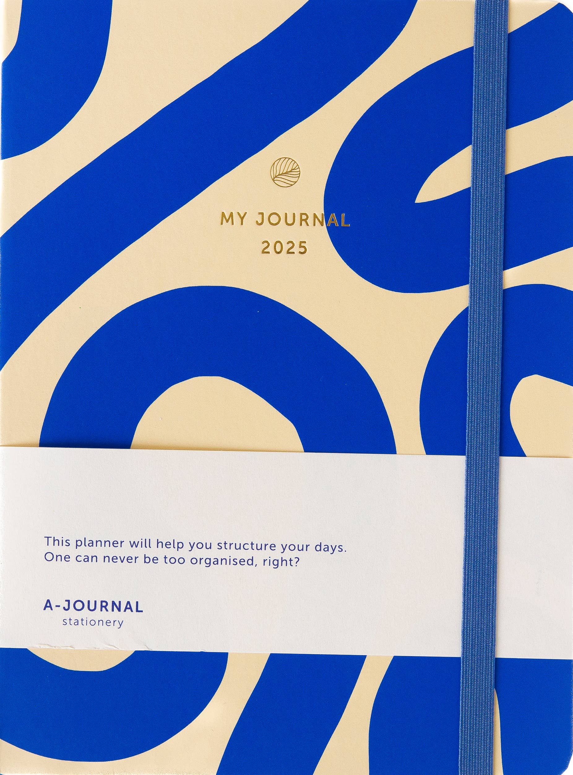 a-journal-my-journal-diary-2025-kalender-flow-blue image 1