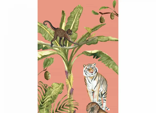 a-journal-ink-mini-poster-jungle-dschungelmotiv image 1