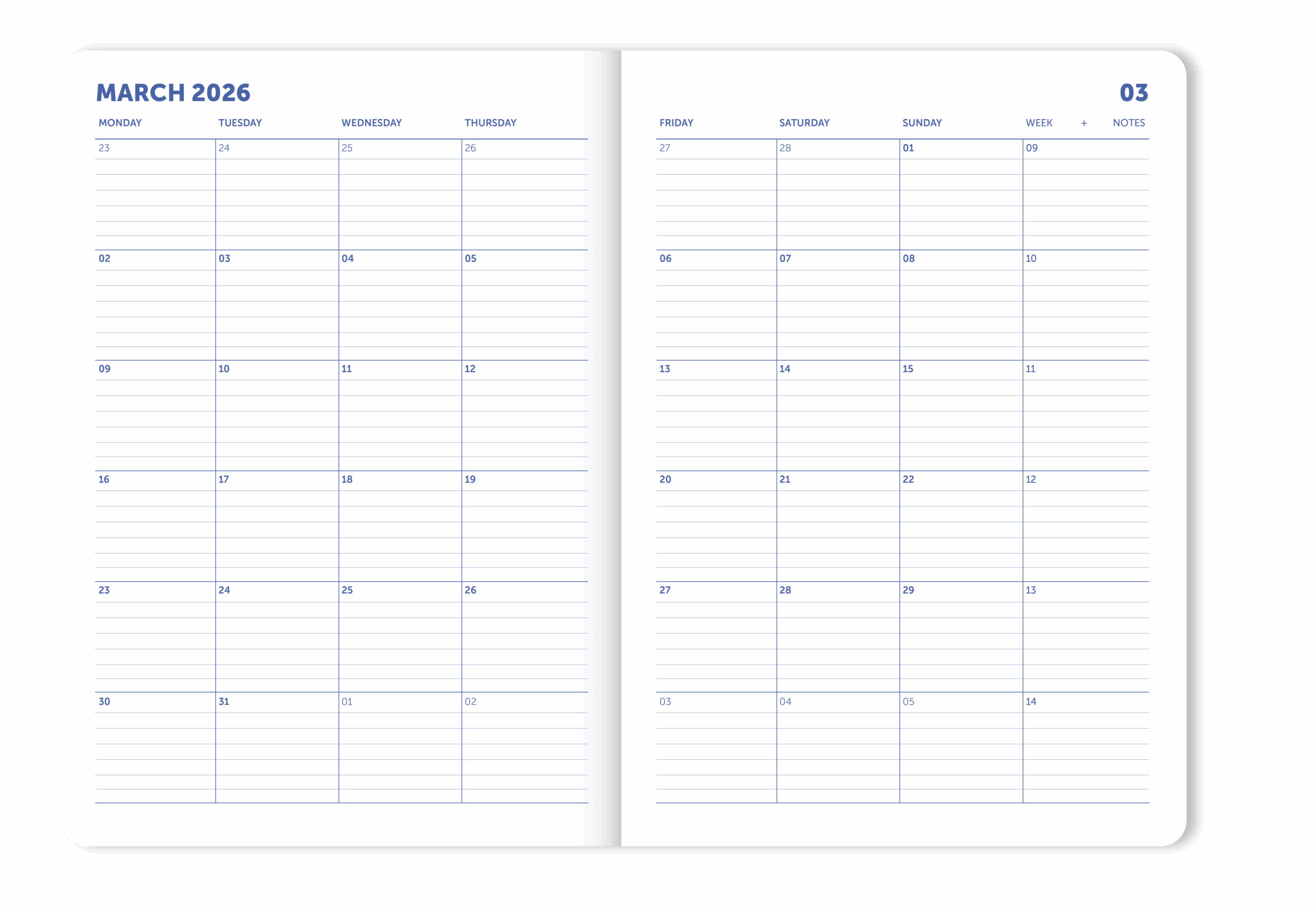 a-journal-monthly-diary-24-monate-terminkalender image 3