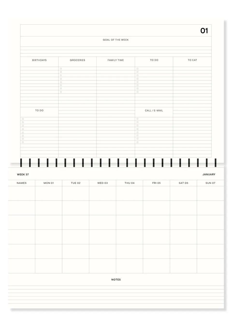 a-journal-family-planner-2023-stripes-familienkalender-streifen image 1