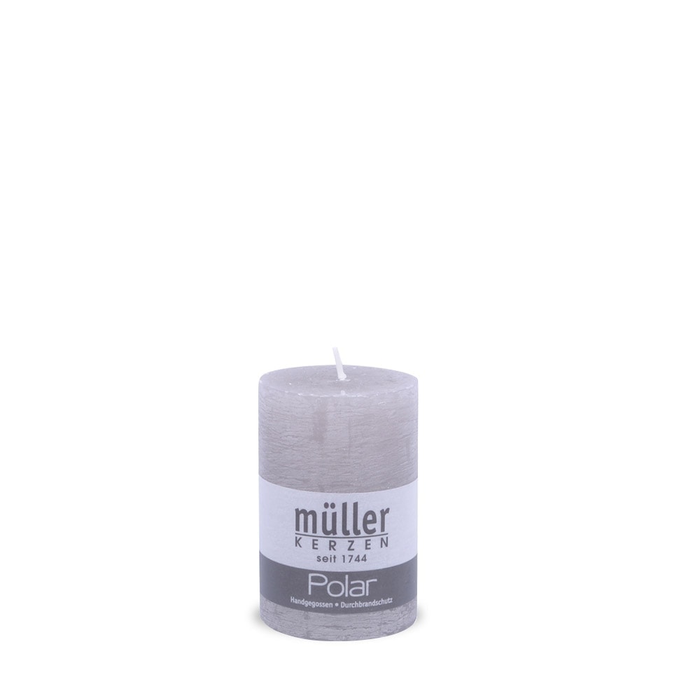 m-ller-polarkerzen-raureif-stumpenkerze-durchgef-rbt-90-58 image 1